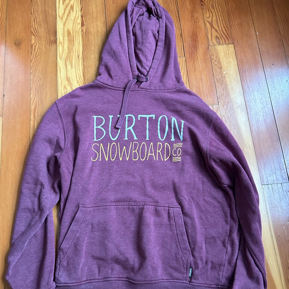 Deleting 4/17 — LAST CALL Burton Men's Maroon Hoodie Sweatshirt